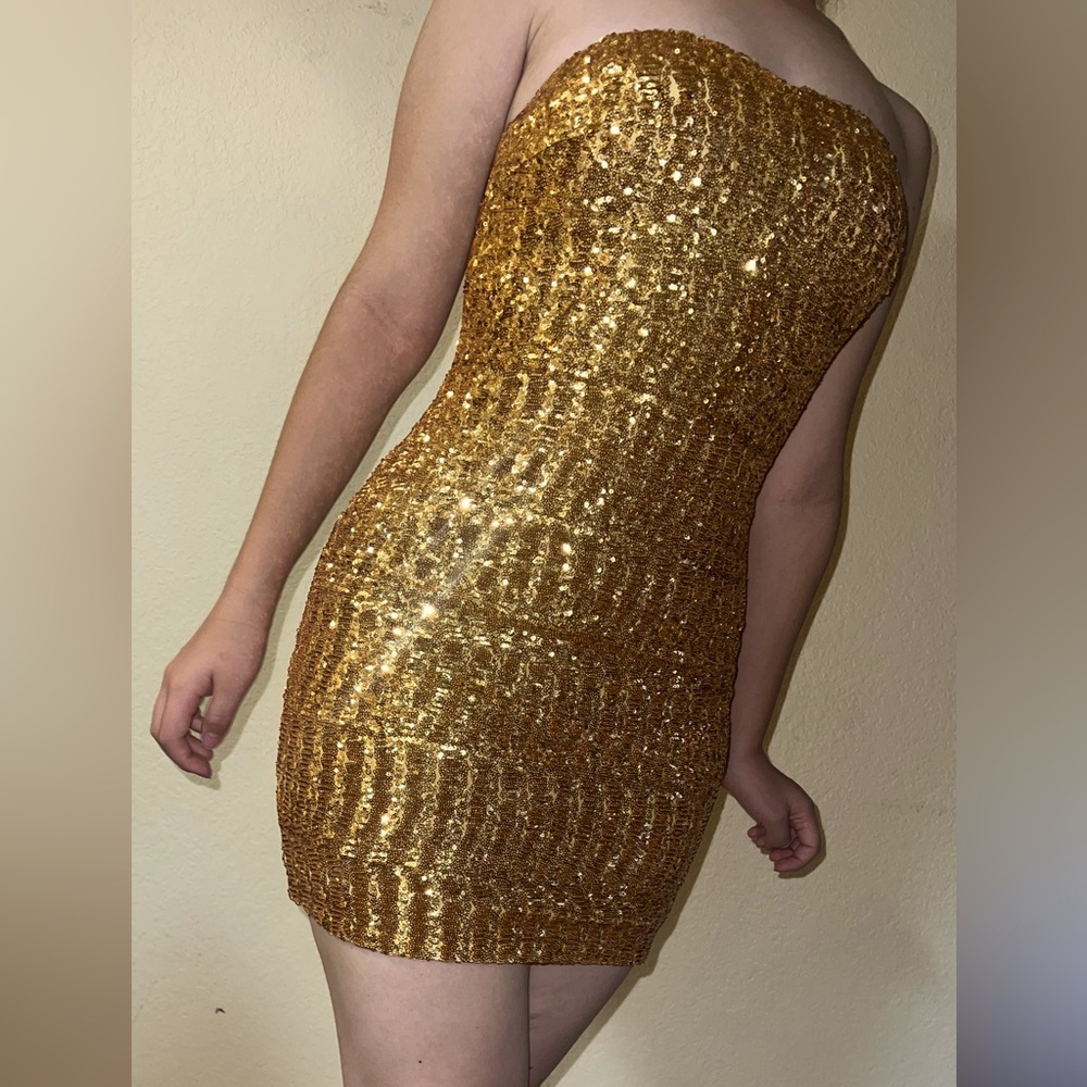 All that GLAM 24k Sequin dress